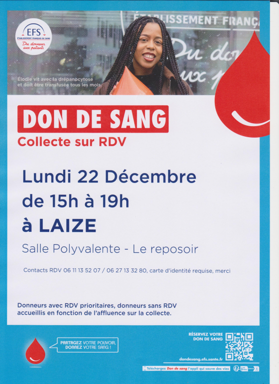 Collecte de Sang à Laizé