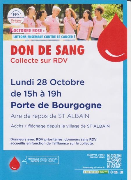 Collecte de Sang à Saint Albain